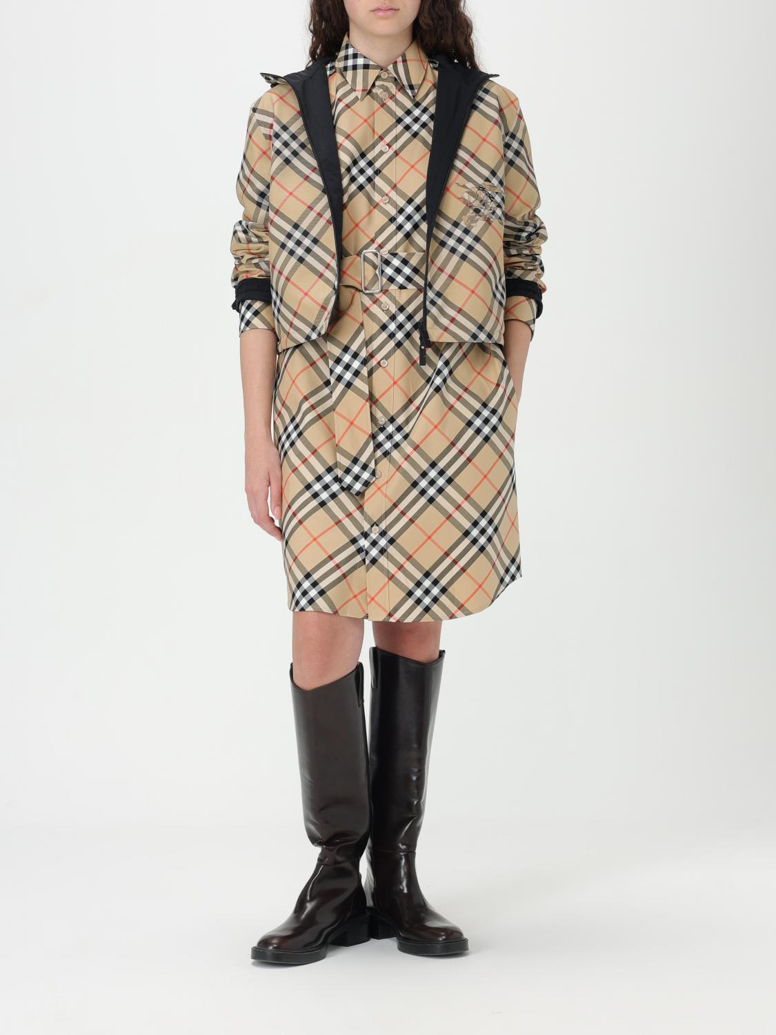 Burberry Dress Woman Beige