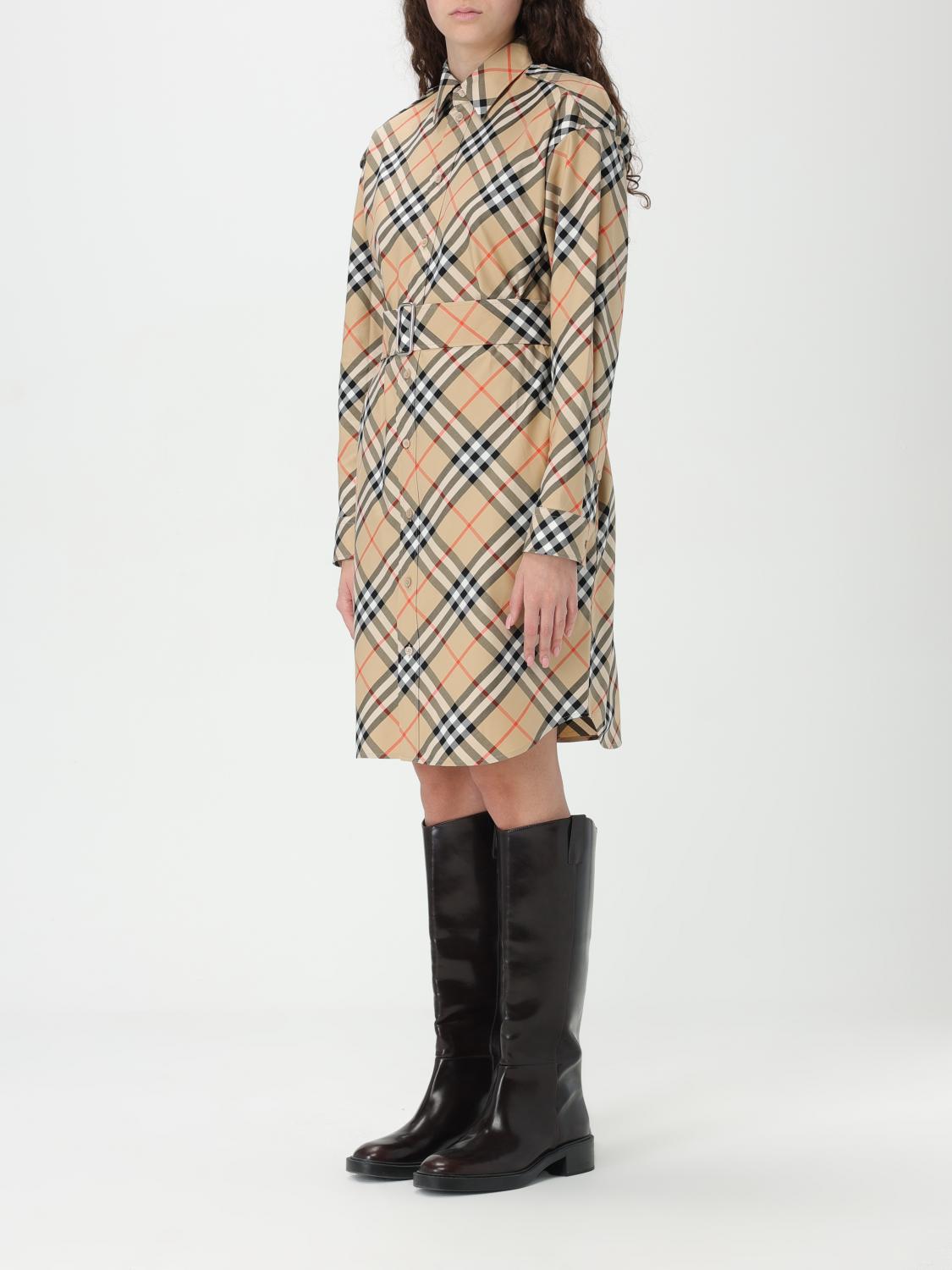 Burberry Dress Woman Beige