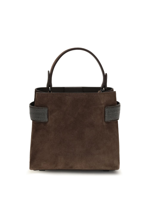 Brunello Cucinelli Leather Handbag - Espresso