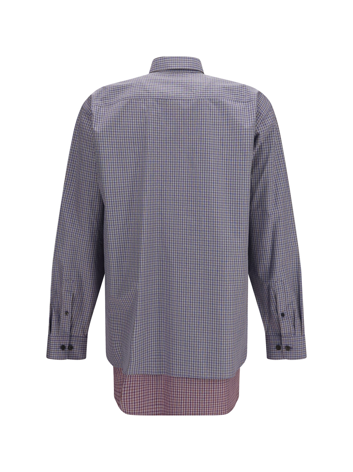 Dries Van Noten Camber double-layer Shirt - Navy