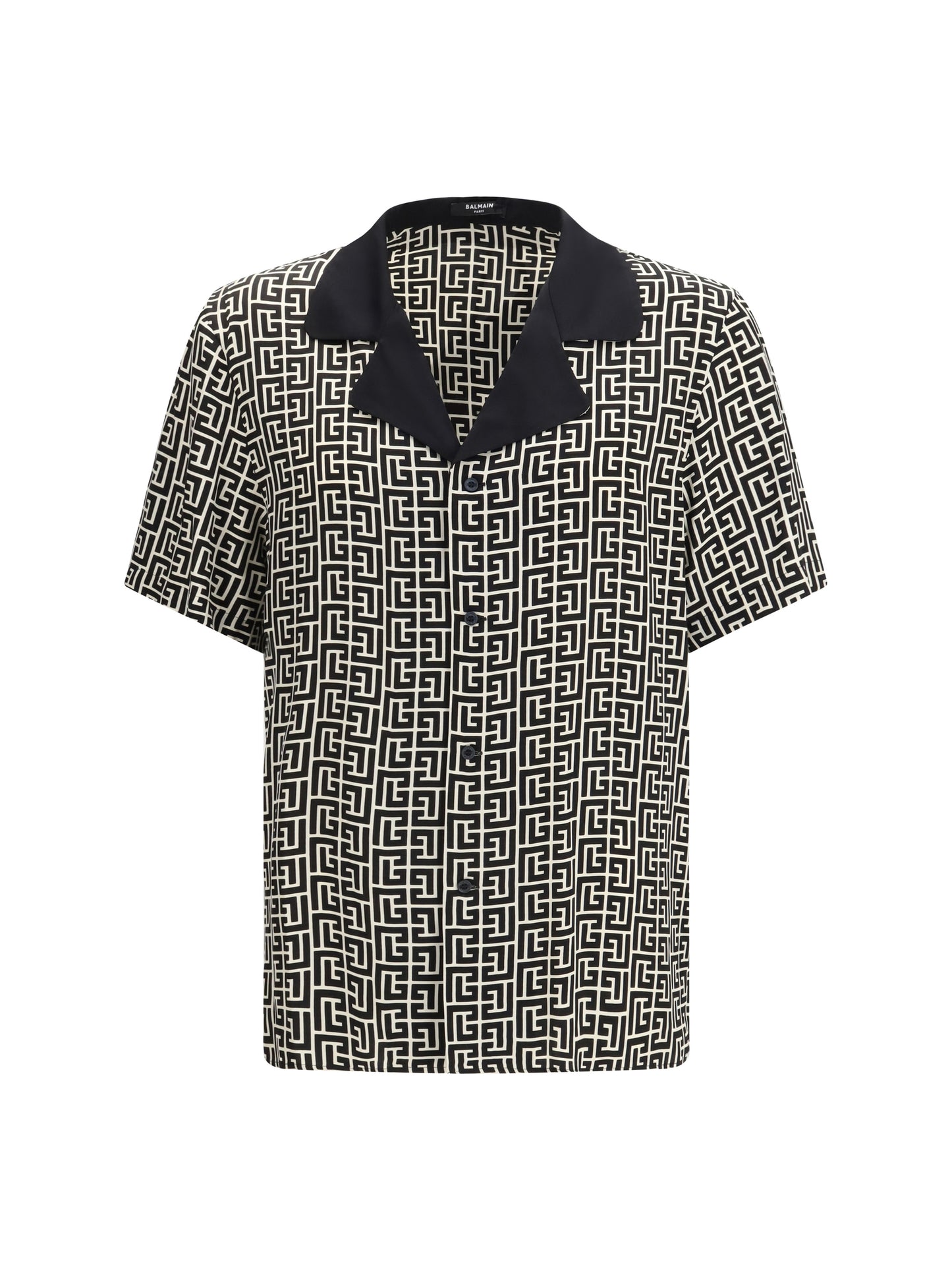BALMAIN Monogram-print pajama Shirt