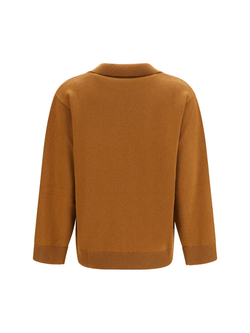 Valentino Cashmere V-neck Sweater - Bright Cuir