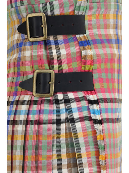 Vivienne Westwood Heather Check Mini Kilt - Multi