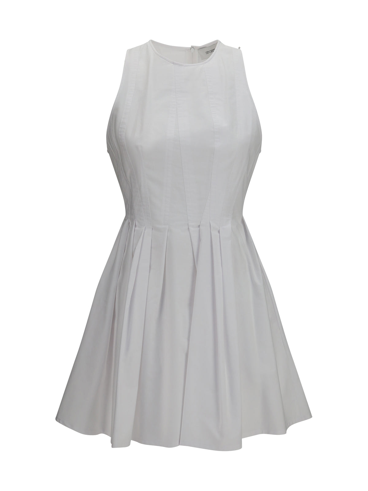 Max Mara Sportmax Sleeveless short Dress - White Ottico