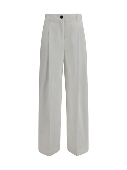 Toteme Tailored cotton Pants - White