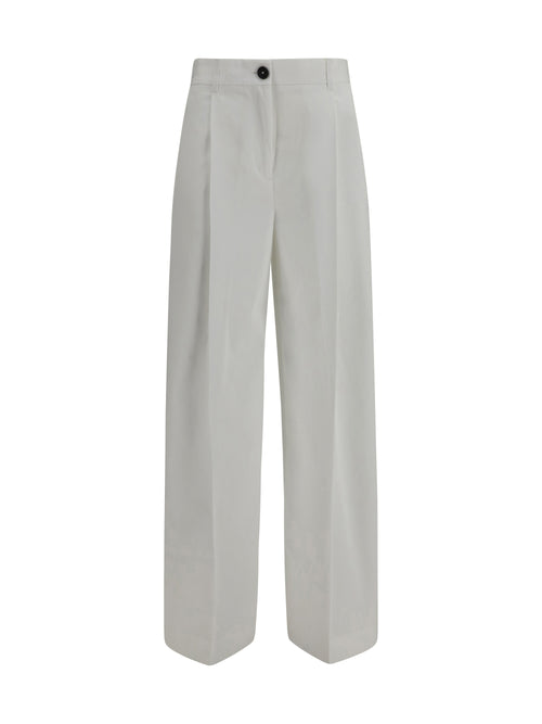 Toteme Tailored cotton Pants - White