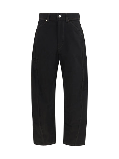 Lemaire Twisted Workwear Pants - Black
