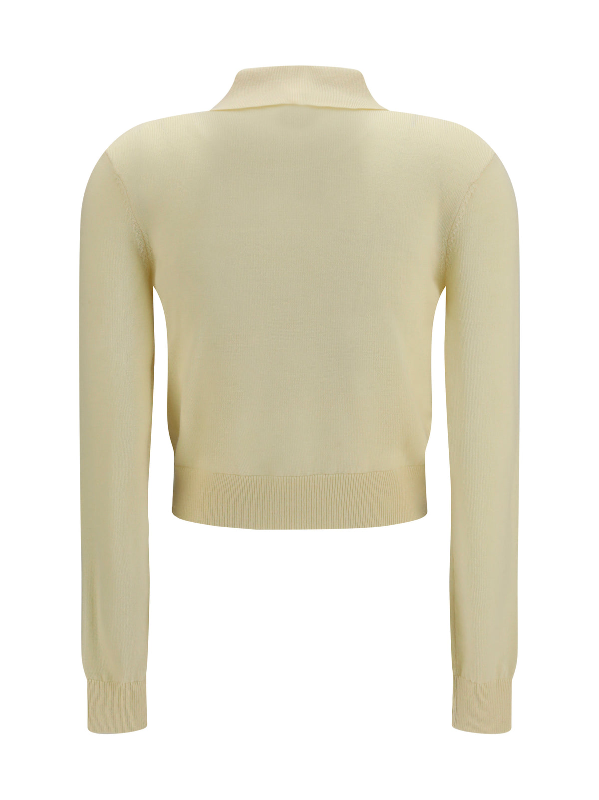 Self-Portrait Floral embroidered knit Cardigan - Yellow