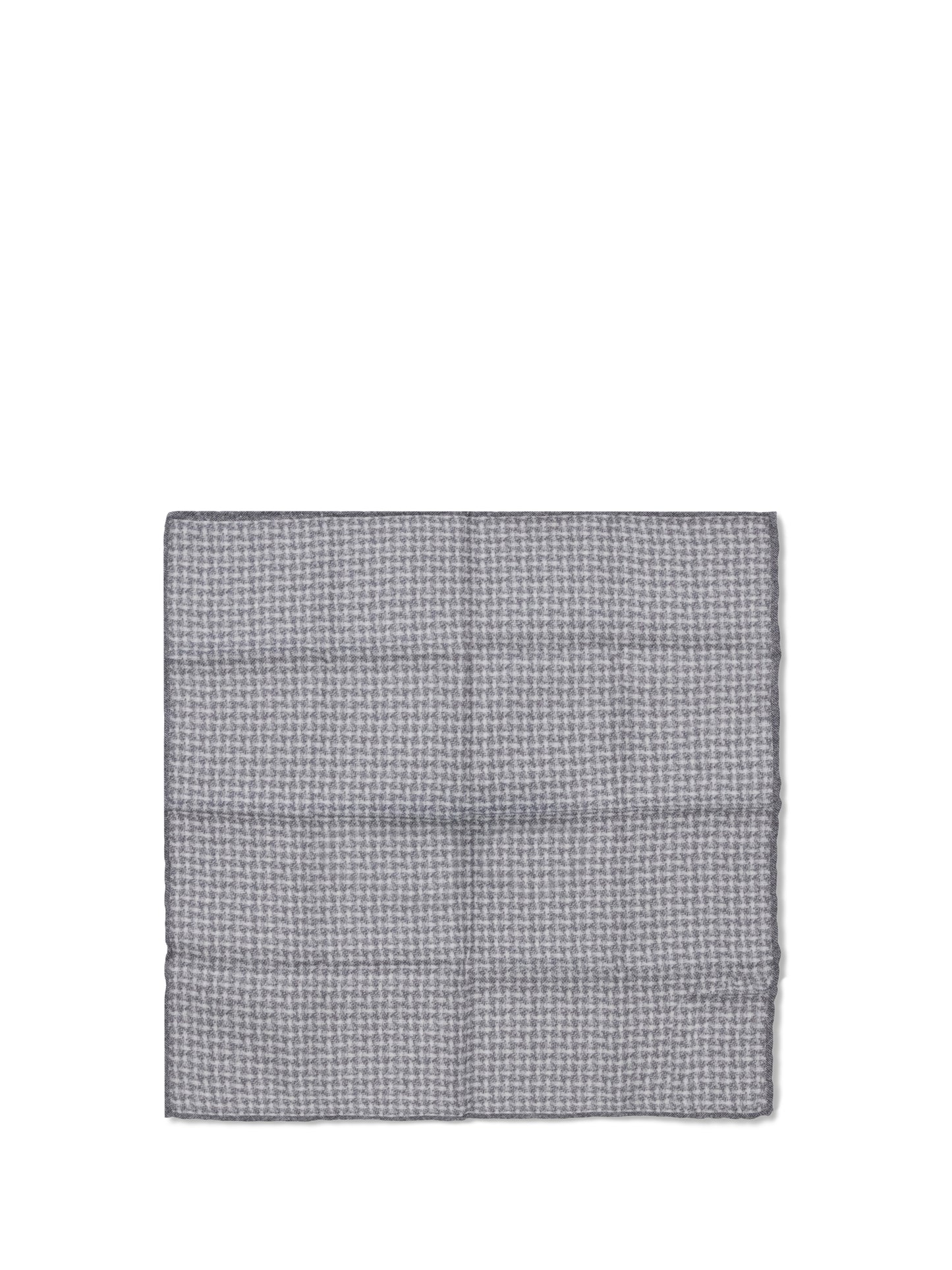 BRUNELLO CUCINELLI Silk Pocket Square with woven design