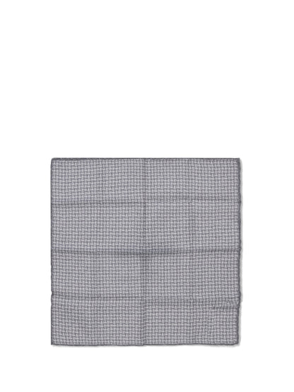 BRUNELLO CUCINELLI Silk Pocket Square with woven design