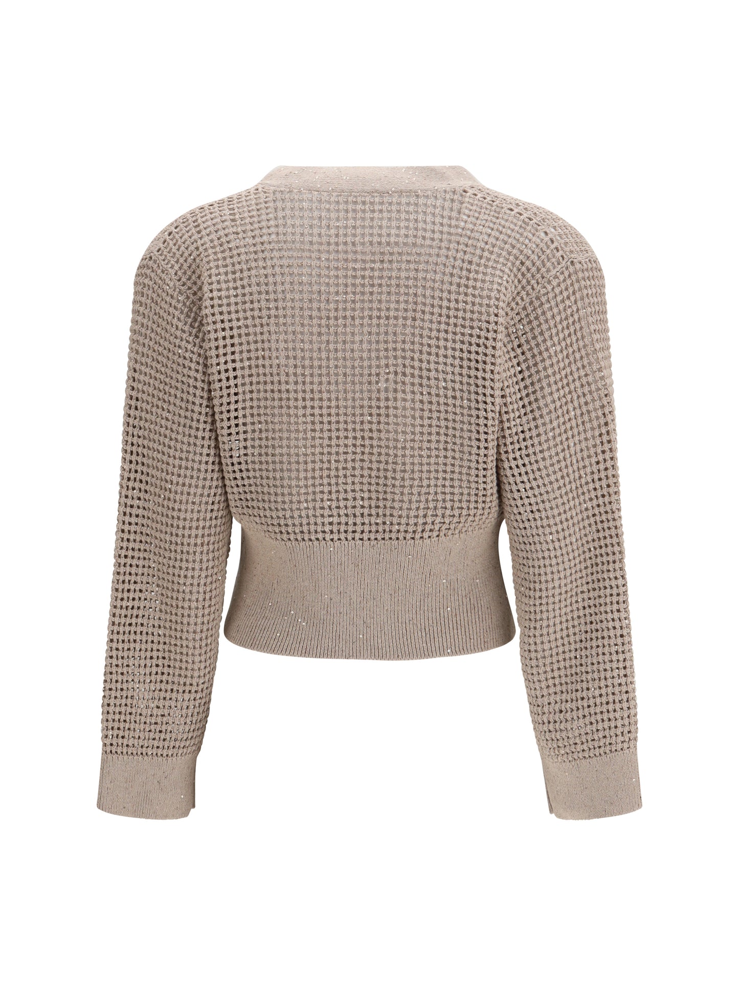 BRUNELLO CUCINELLI Sequined mesh Cardigan