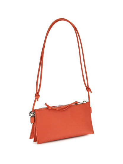 Loewe Joya Clutch Bag in calfskin - Sunrise Orange