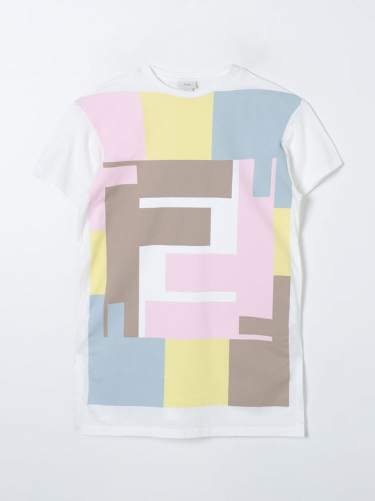 Fendi Dress Kids Pink