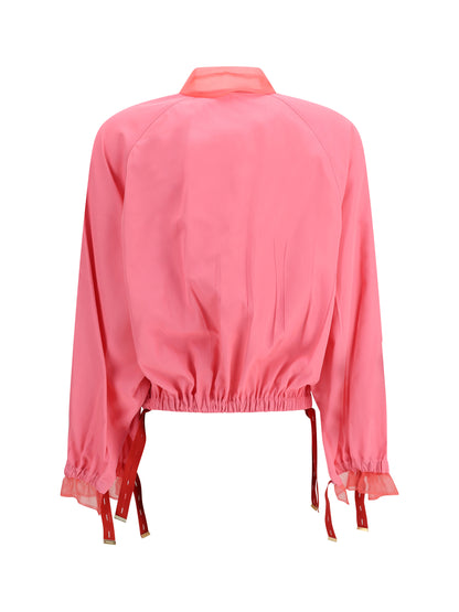 FENDI Bomber in technical viscose