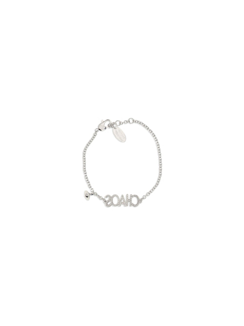 Vivienne Westwood Chaos Bracelet - Platinum / White Cz