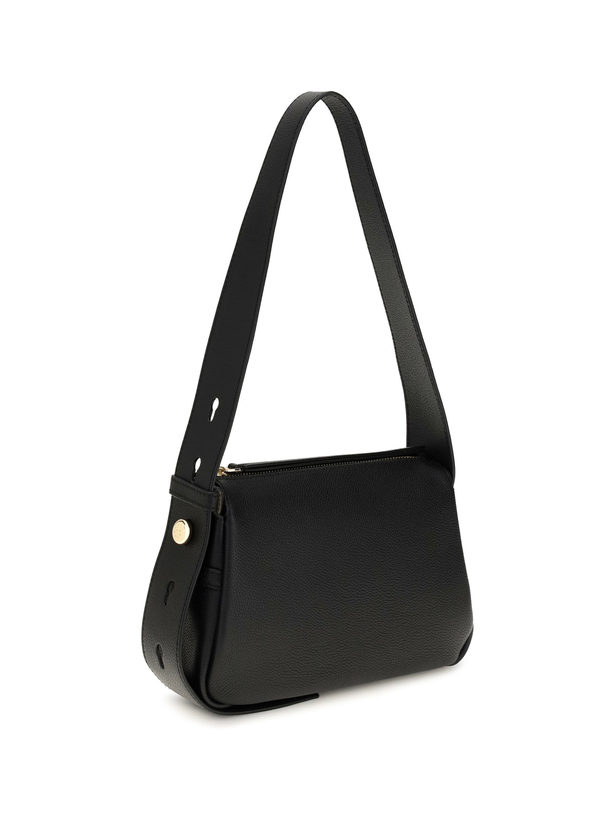 Tory Burch Small Romy pebbled leather Shoulder Bag - Black