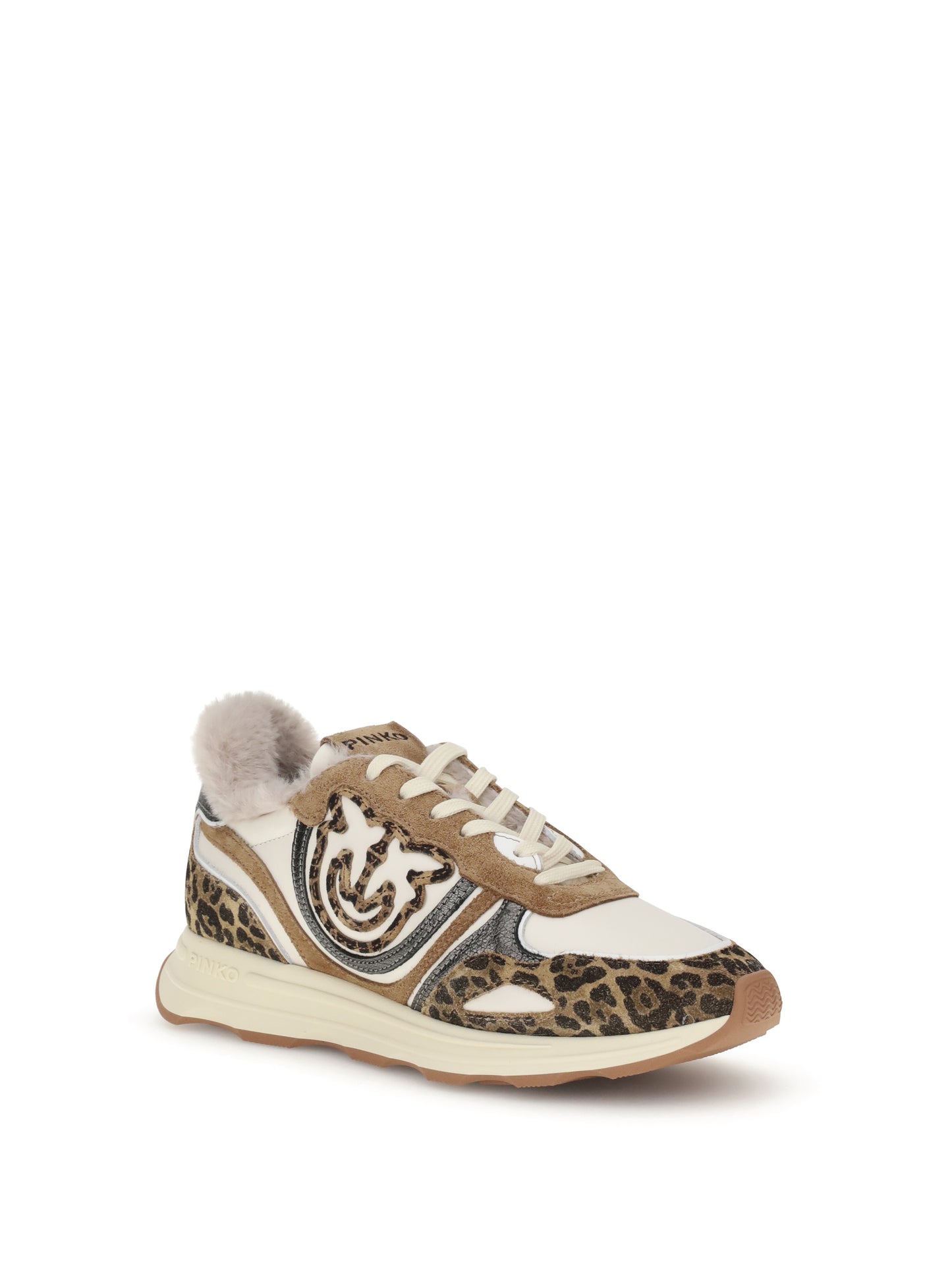PINKO Zoe 01 Leopard Sneakers