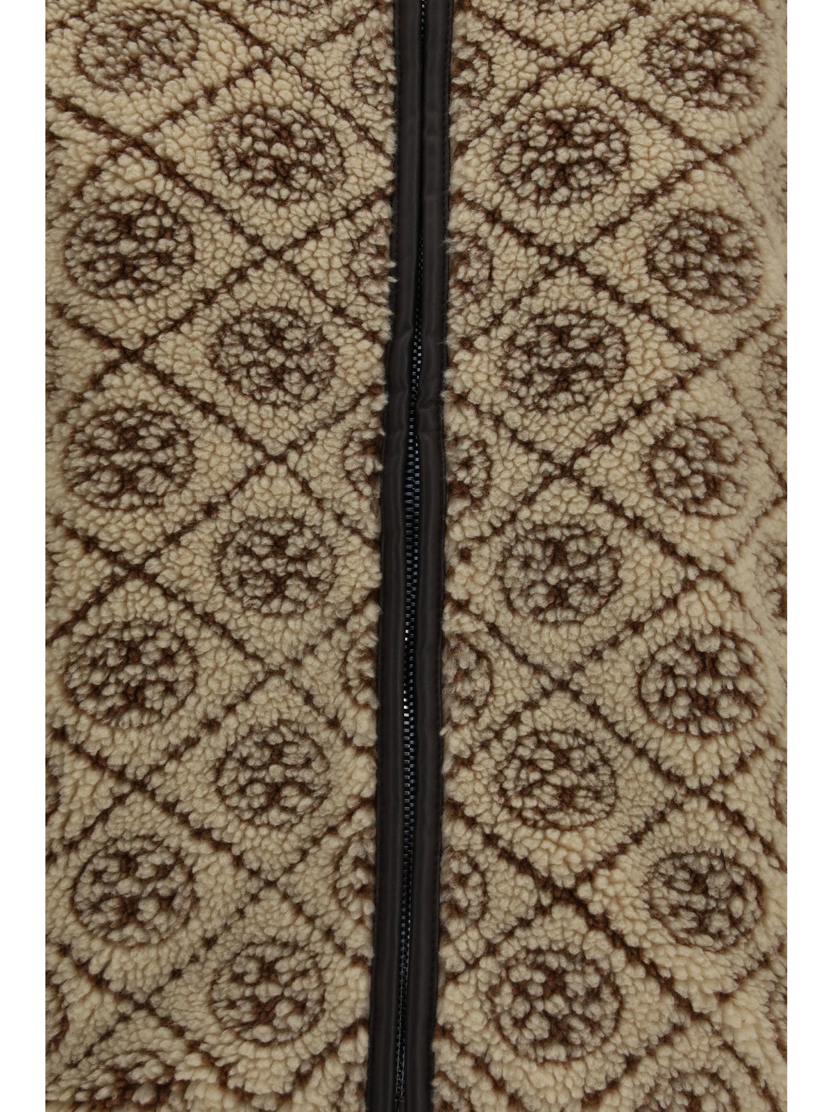 Tory Burch T Monogram Fleece Jacket - Oatmeal