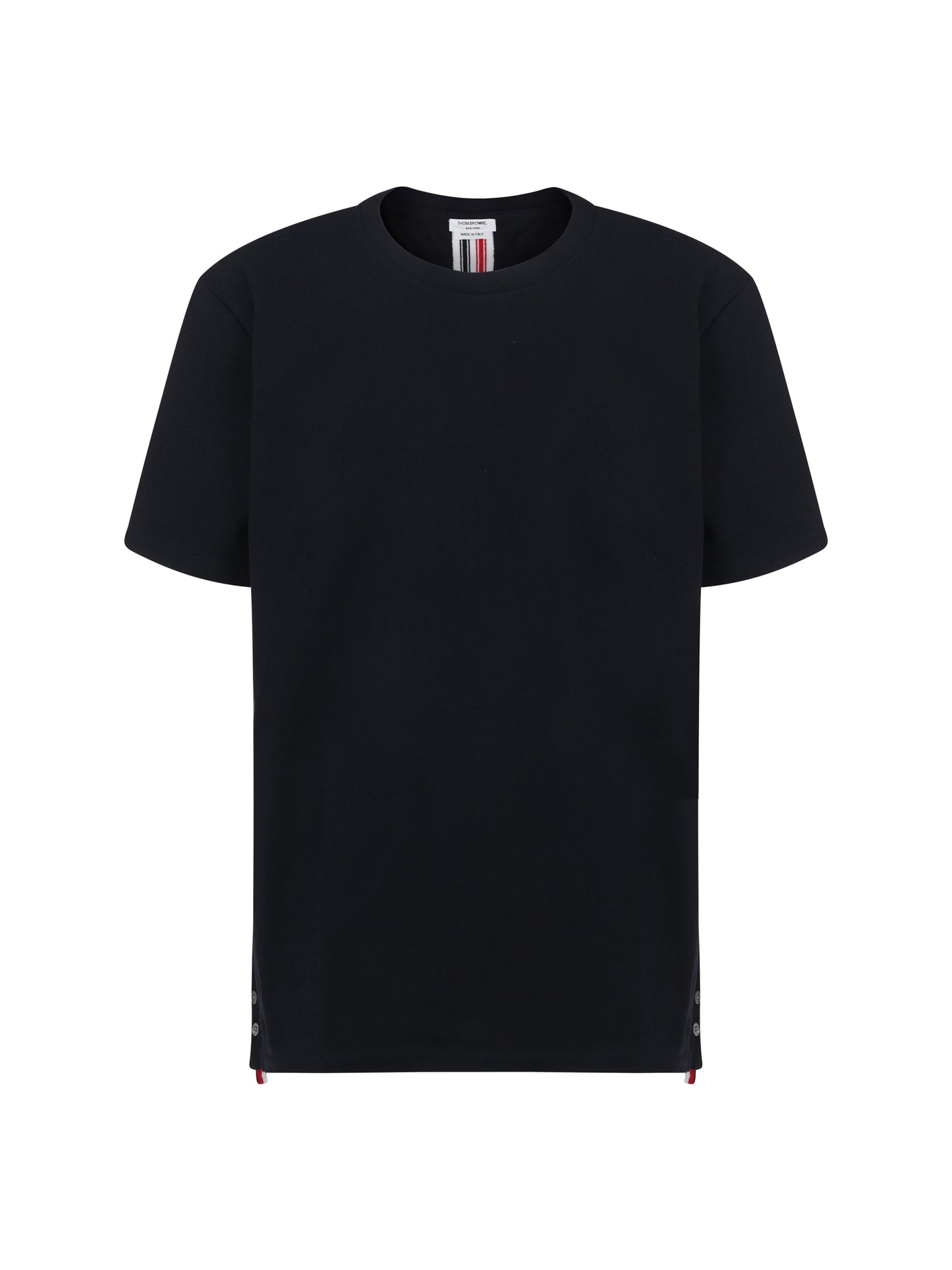 THOM BROWNE Short sleeve cotton T-shirt