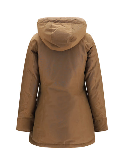 Woolrich Hooded padded Arctic Parka - Dark Earth