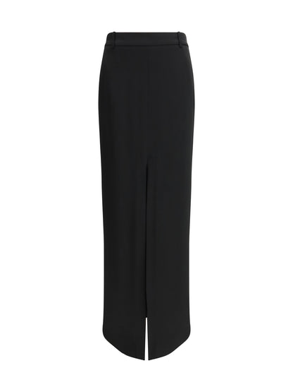 Tom Ford Tailored crepe envers satin Skirt - Black