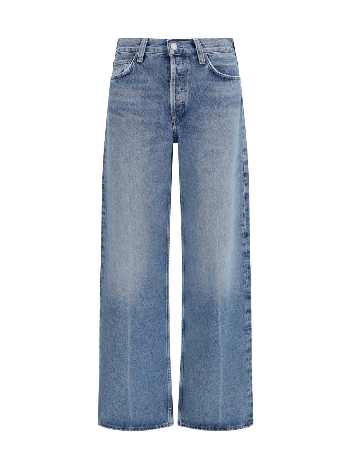 Agolde Wide-leg creased Jeans - Brink (Md Vnt Ind W/ Crease Li