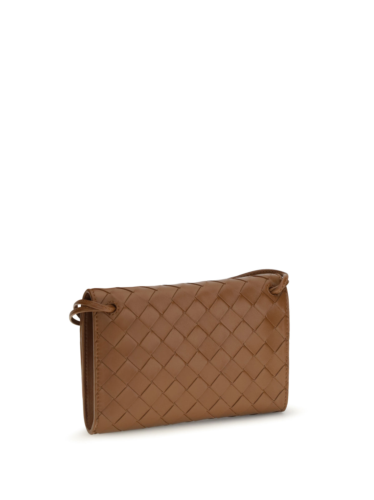Bottega Veneta Andiamo Clutch Bag - Tannin-Muse Brass