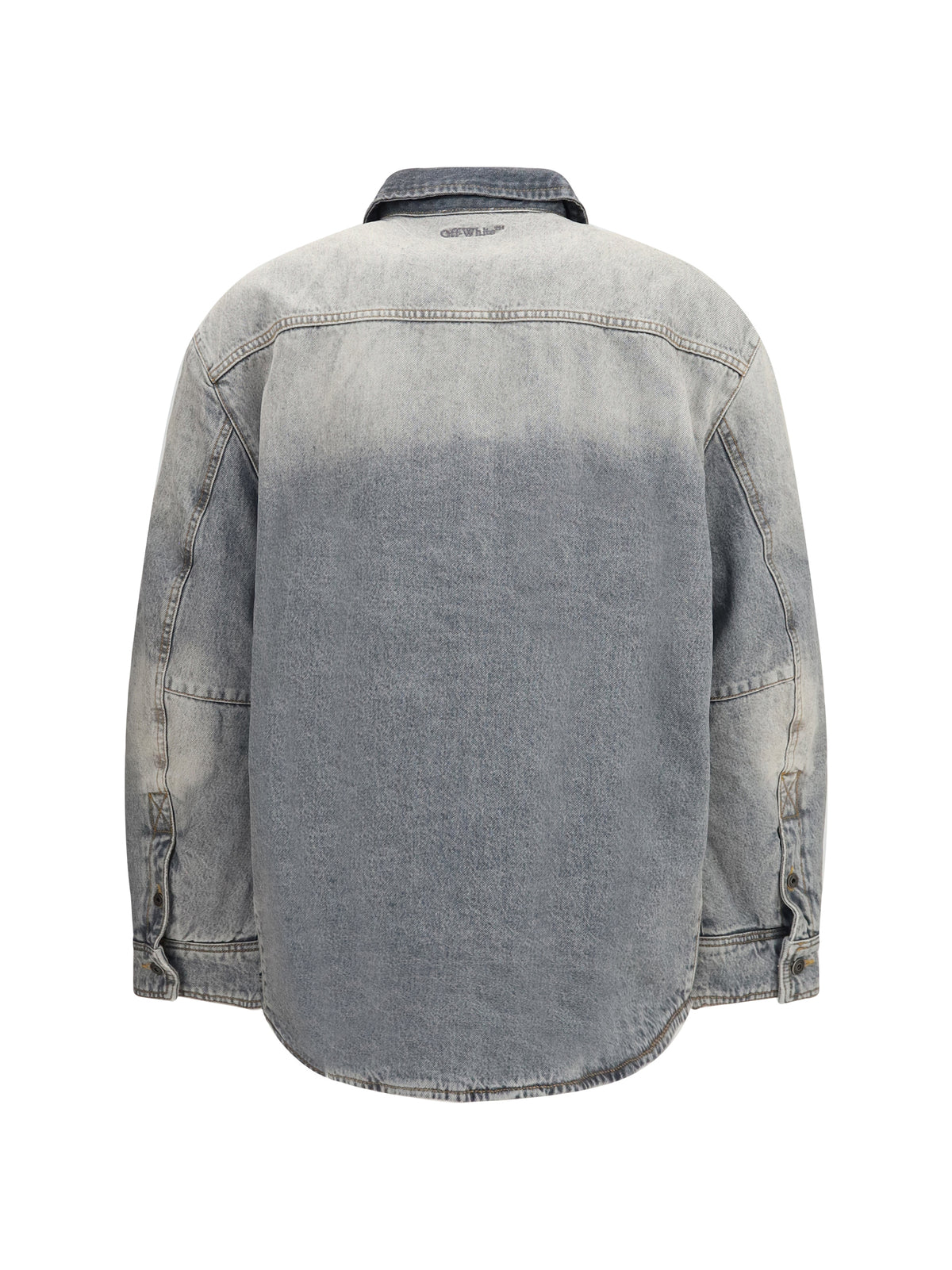 Off-White Oversized Workwear denim Shirt - Sun Faded Grey