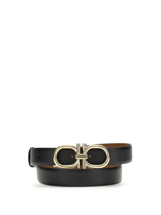 FERRAGAMO Adjustable and reversible Gancini Belt