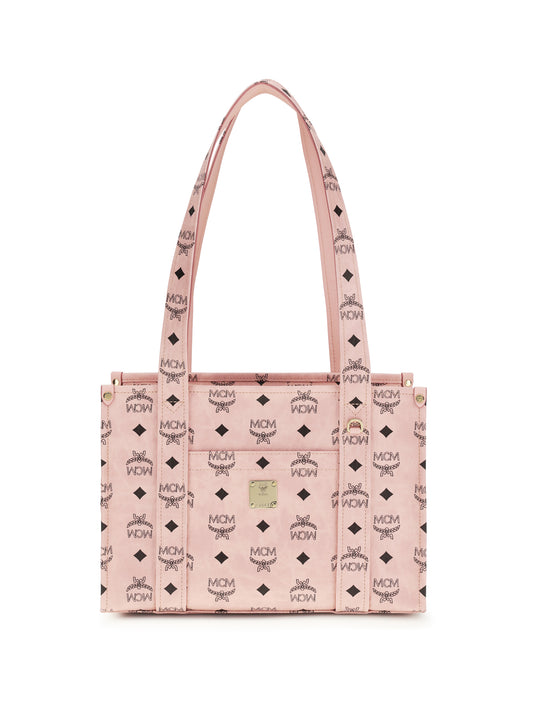 MCM Aren Visetos Tote Bag