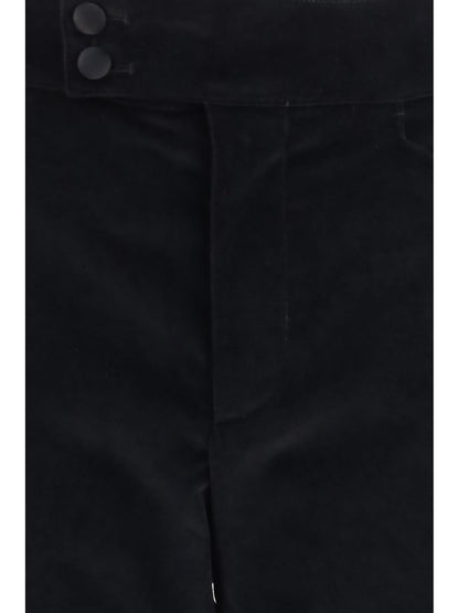Dolce & Gabbana Velvet Pants - Black