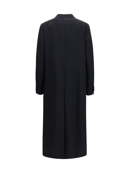 Dries Van Noten Long wool Coat - Black
