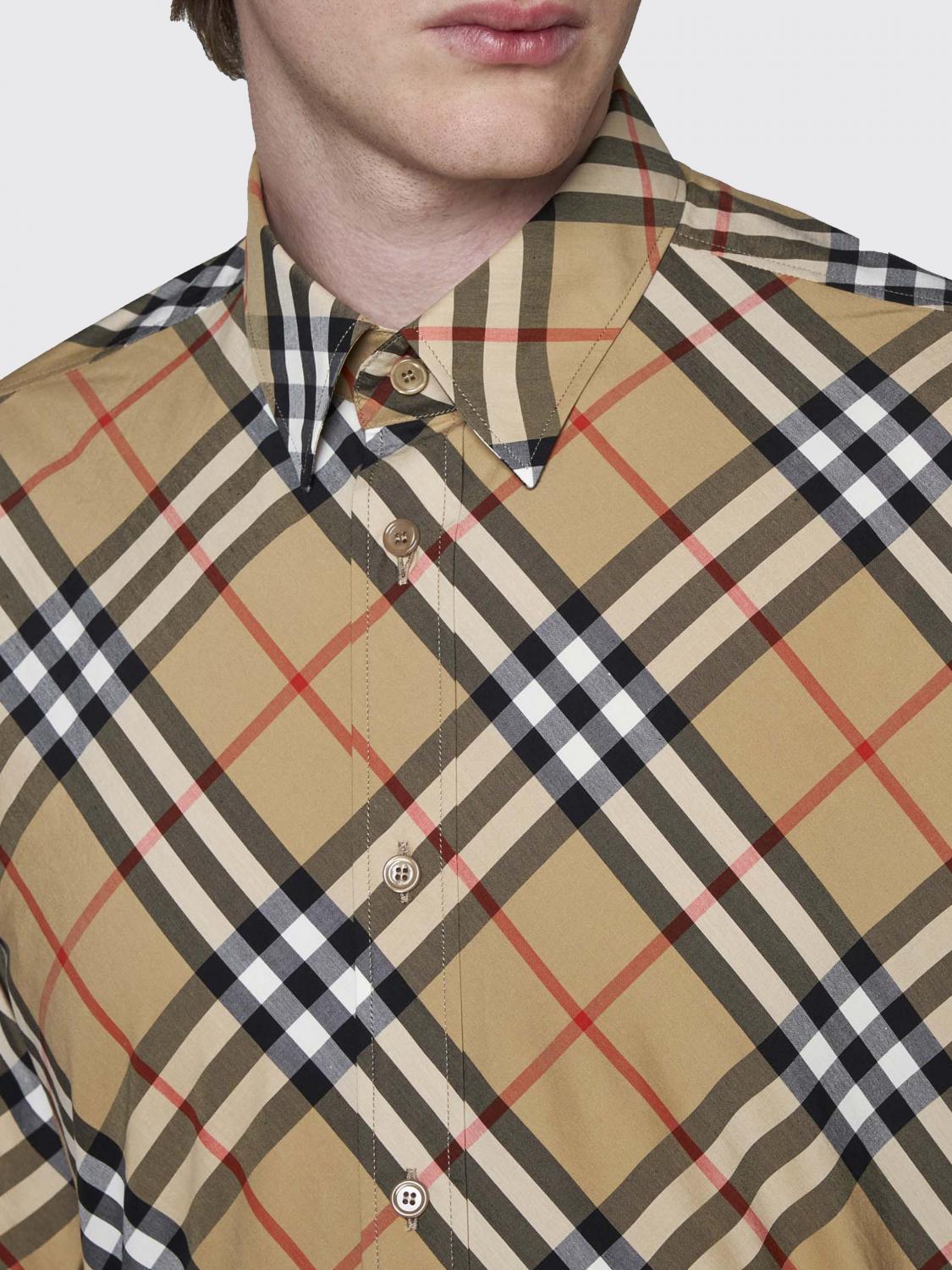 Burberry Shirt Men Beige