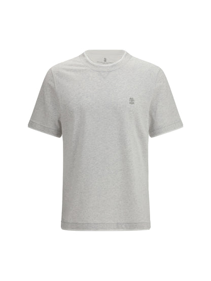 BRUNELLO CUCINELLI T-shirt in cotton with a logo