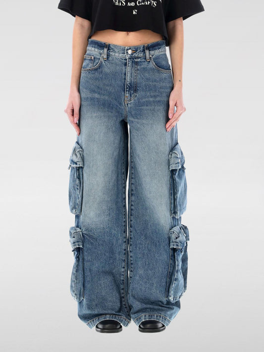 Amiri Jeans Woman Indigo