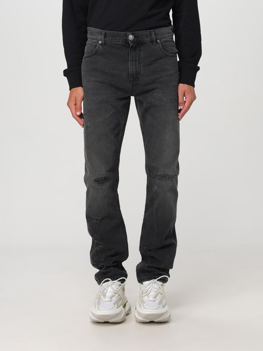 Balmain Jeans Men Black
