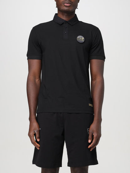 Ea7 Polo Shirt Men Black
