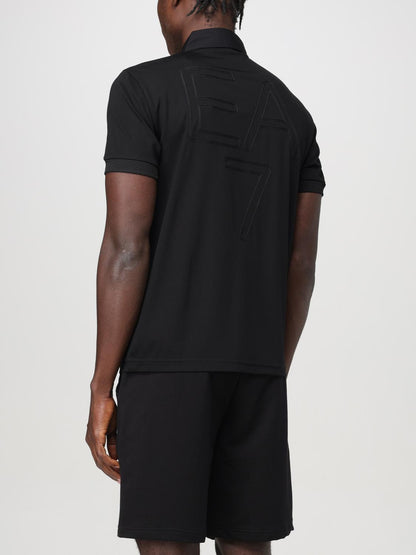 Ea7 Polo Shirt Men Black