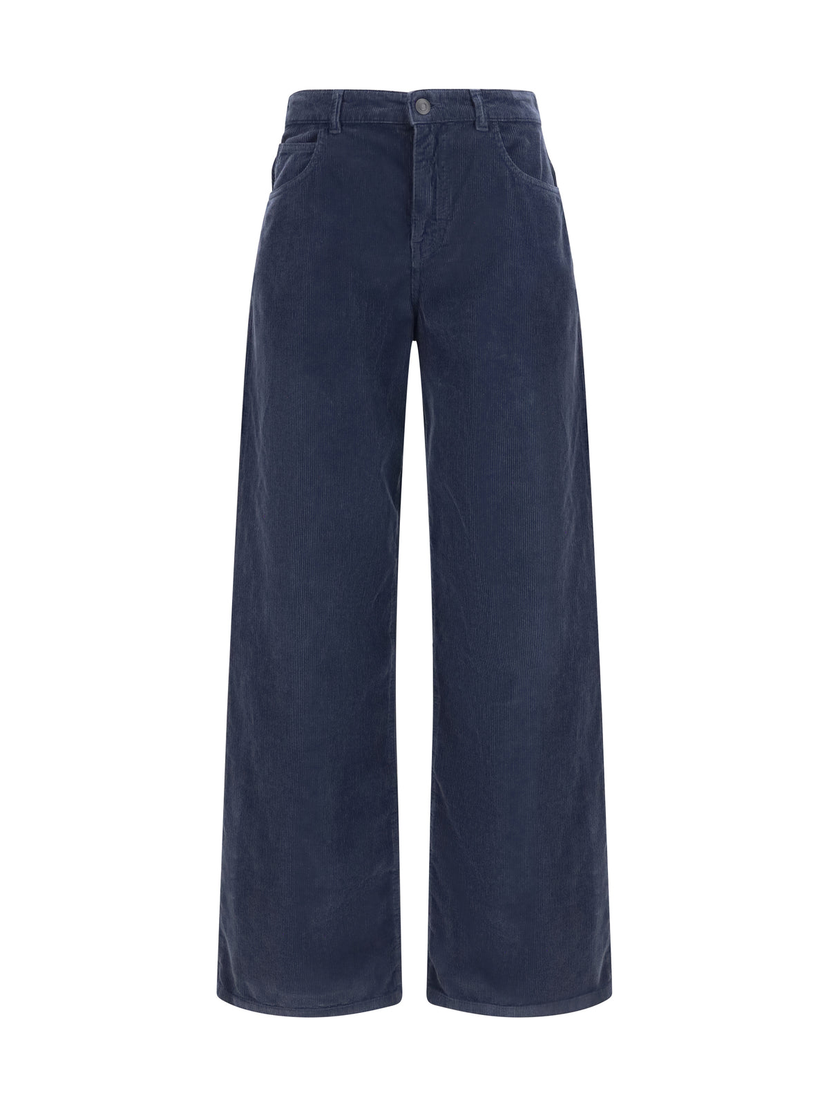 The Row Eglitta corduroy Pants - Pewter Blue
