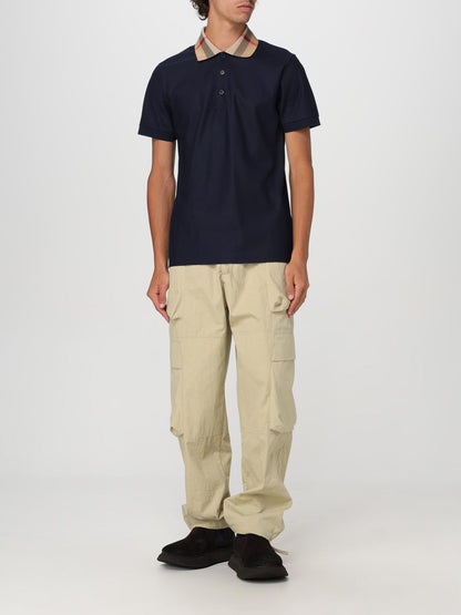 Burberry Polo Shirt Men Blue