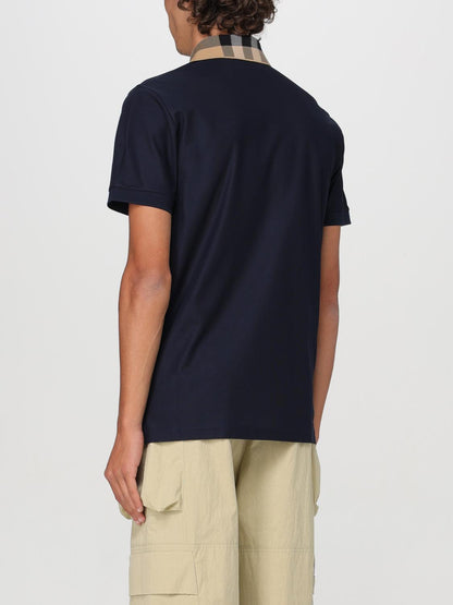 Burberry Polo Shirt Men Blue