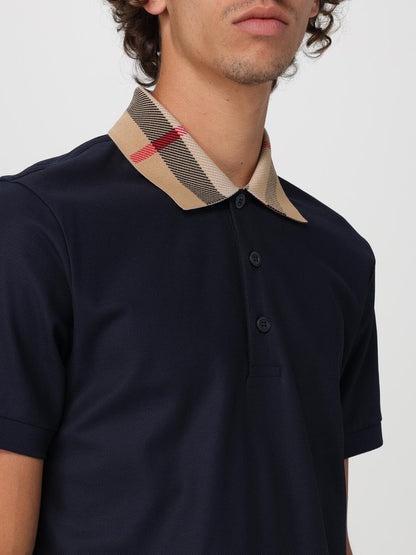 Burberry Polo Shirt Men Blue