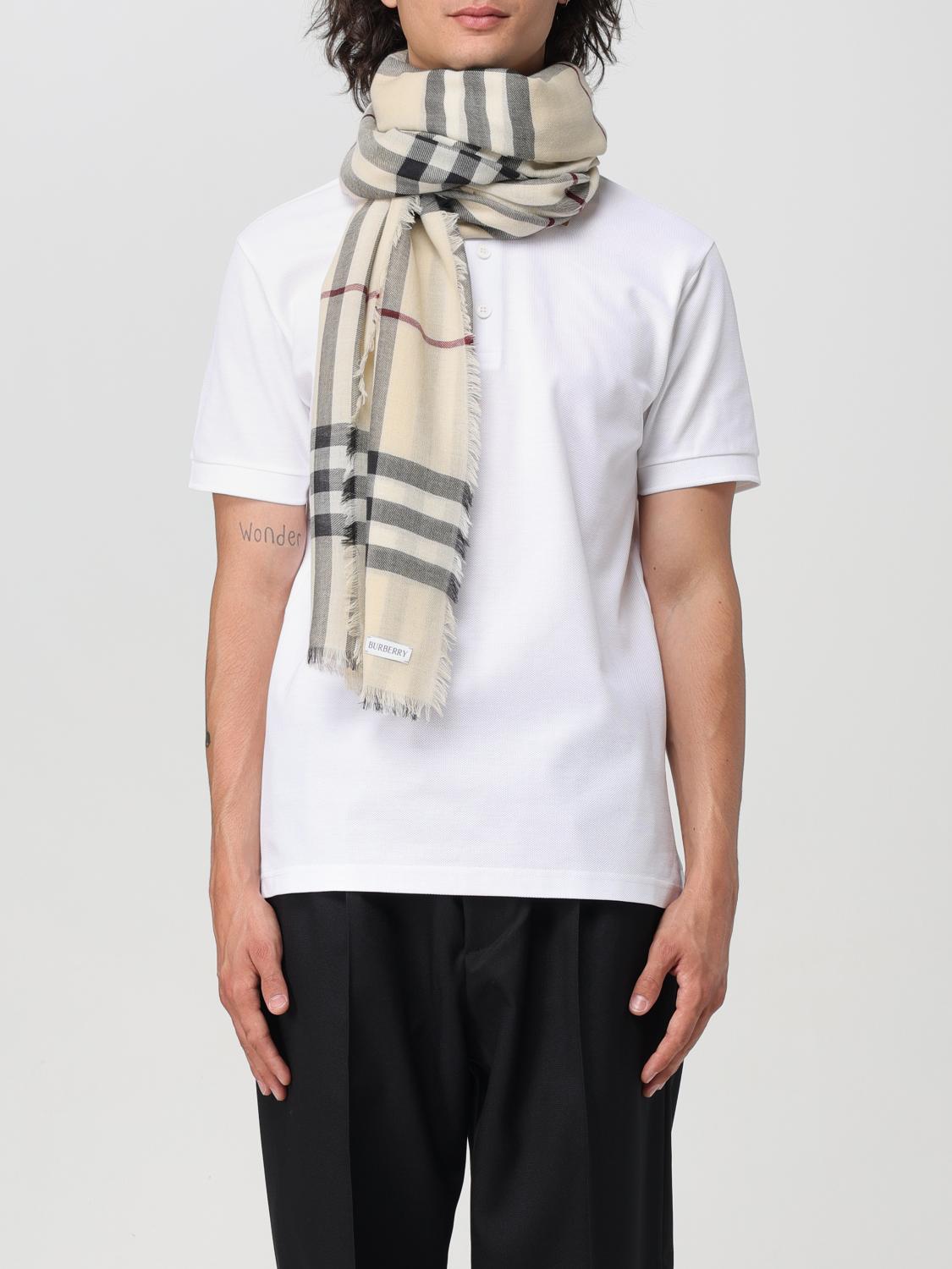 Burberry Scarf Men Beige
