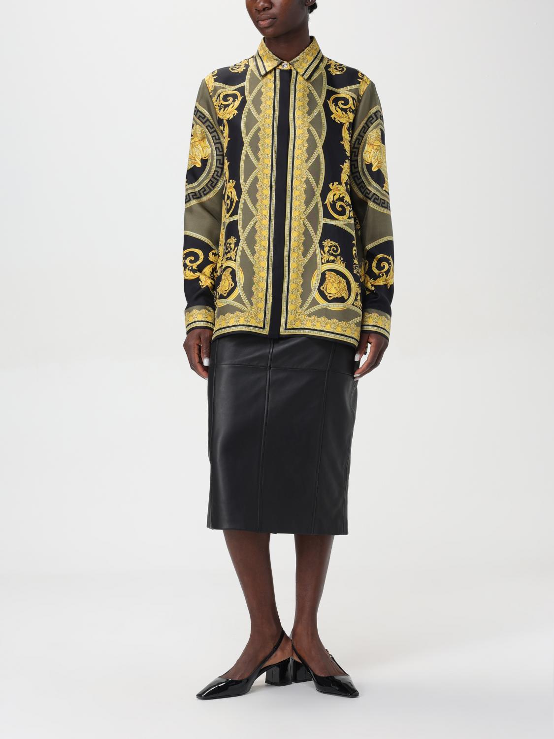 Versace Shirt Woman Black