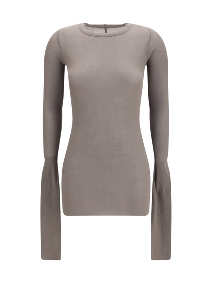Rick Owens long-sleeve Top - Dust