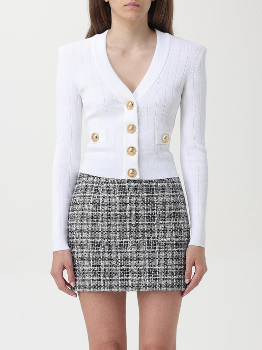 Balmain Cardigan Woman White