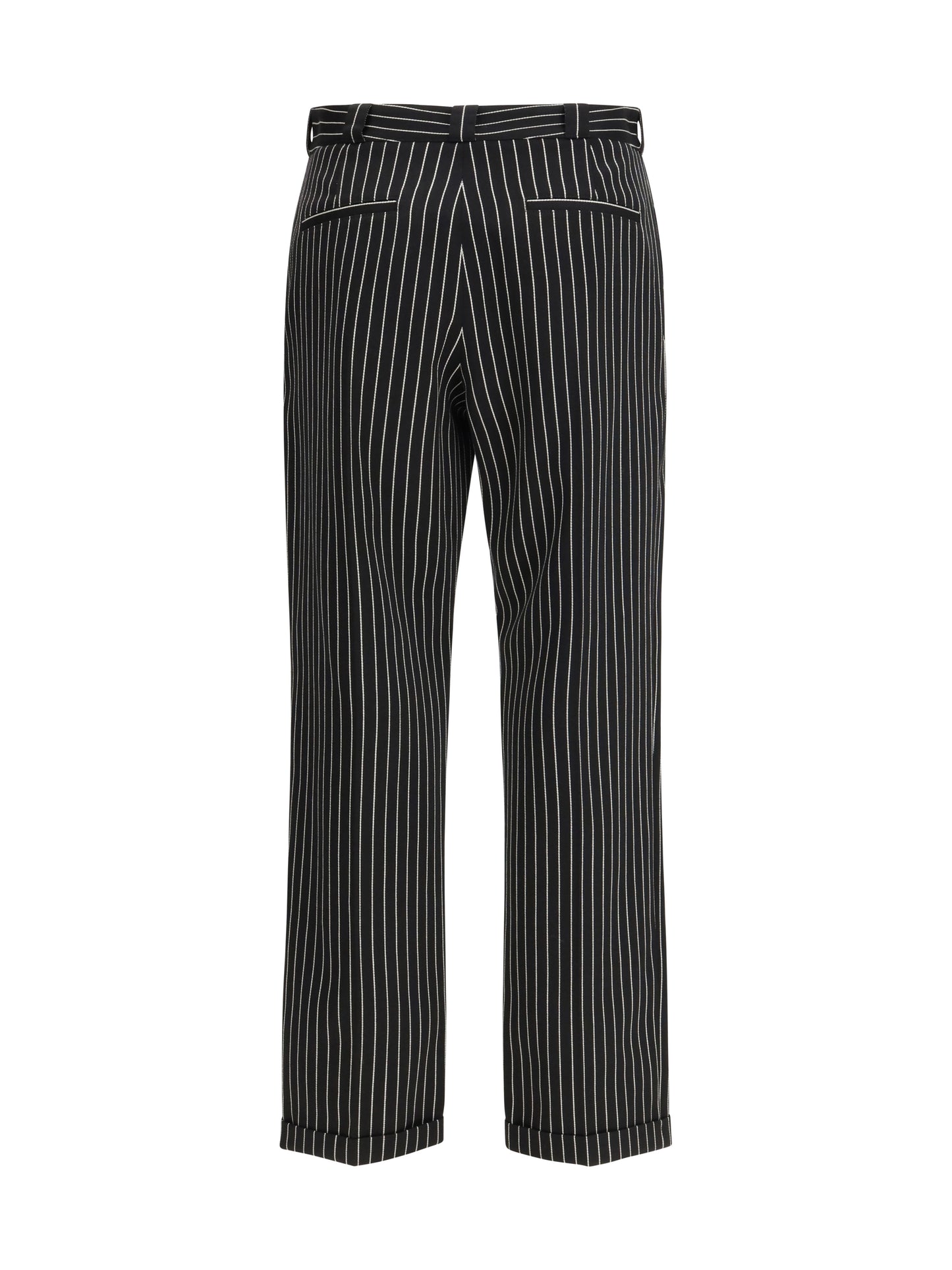 TOM FORD Striped wool and cotton Pant