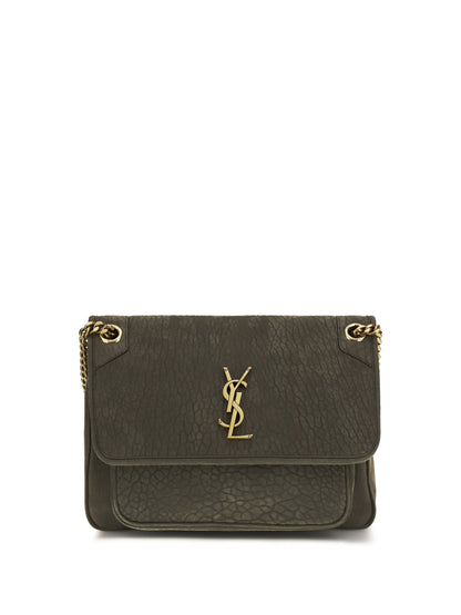 SAINT LAURENT Large Niki Shoulder Bag in lambskin