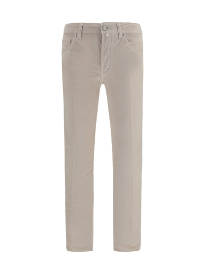Jacob Cohen Pants in straight-leg corduroy - A83
