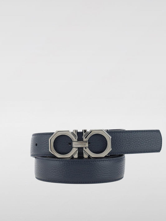 Ferragamo Belt Men Blue